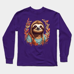 Sloth Lover Design Art Long Sleeve T-Shirt